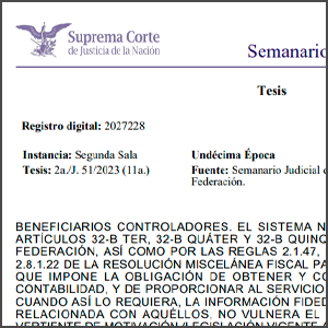 Publicación de jurisprudencias